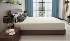 Saltea cu memorie si arcuri Silver Evolution Pocket Spring, Horeca, 120×200, inaltime 30 cm, husa tricot Silver, fermitate ridicata