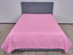Pachet 1 Set SomnART gama Coral, Pilota 200×220 cm si 2 perne 50×70 cm + Cuvertura Microfibra, 210×240, Sweet Liliac