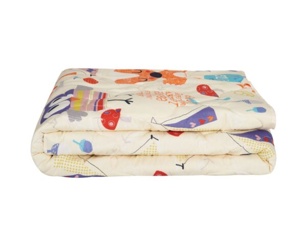 Pilota bumbac Somnart Bufnite, 200x220cm, umplutura 300 gsm
