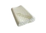 Perna ergonomica Aloe Vera Memory, sustinere exacta pentru gat si cap, husa detasabila, 30x50x10/8 cm, ambalata la geanta
