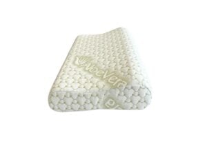 Perna ergonomica Aloe Vera Memory, sustinere exacta pentru gat si cap, husa detasabila, 30x50x10/8 cm