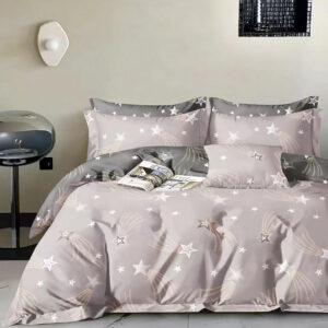 Lenjerie de pat Percale 1P, 3 piese, cearceaf pat clasic 160cm x 240cm, cearceaf pilota 150cm x 220cm, 1 fata perna 50 x 70, PRC134