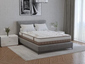 Saltea cu arcuri Caramel Dream Pocket Multilayer, 140×200, inaltime 20 cm, fermitate medie