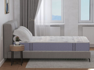 Saltea cu memorie si arcuri Passiflora Pocket Multilayer, 140×200, inaltime 28 cm, fermitate medie