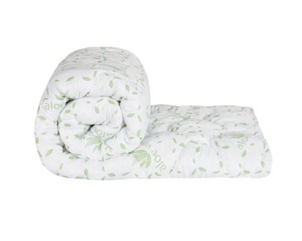 Pilota matlasata Aloe Confort Somnart, 140×200 cm, 250 g, microfibra, primavara-toamna