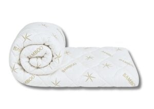 Pilota matlasata Bambus Confort Somnart, 140×200 cm, 350 g, microfibra, iarna