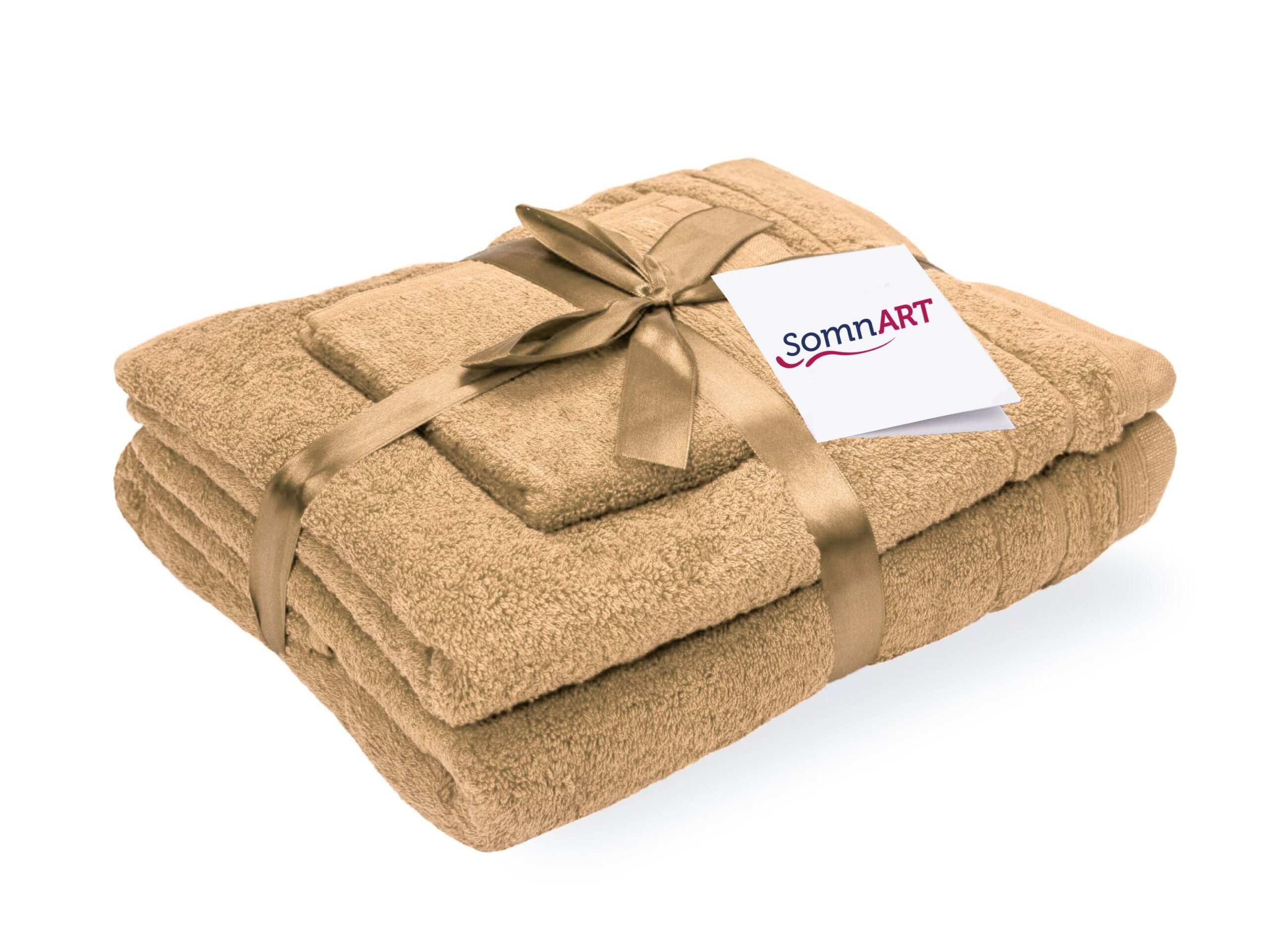 Set prosoape bumbac Somnart, 600gsm, de fata 50×90 cm + de corp 70×140 + de maini 30×50 cm – roz