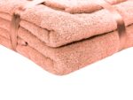 Set prosoape bumbac Somnart, 600gsm, de fata 50×90 cm + de corp 70×140 + de maini 30×50 cm – roz