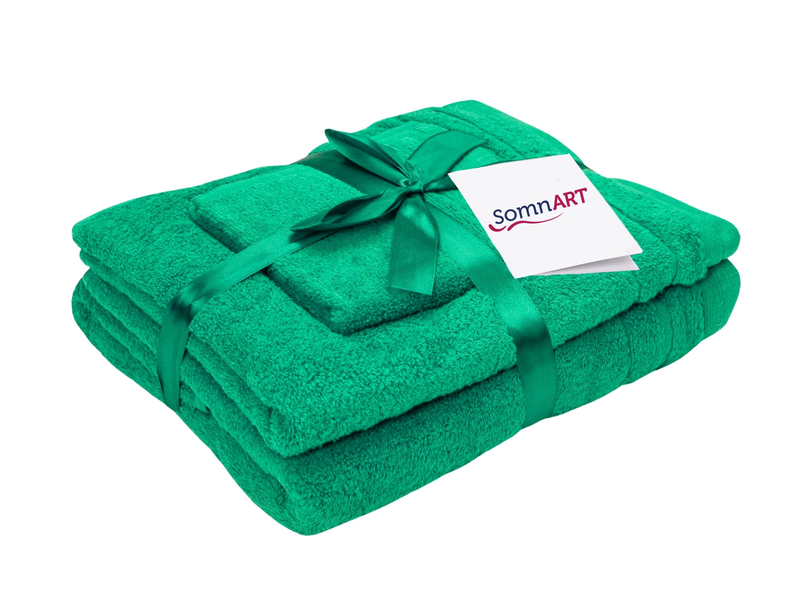 Set prosoape bumbac Somnart, 600gsm, de fata 50×90 cm + de corp 70×140 + de maini 30×50 cm – roz