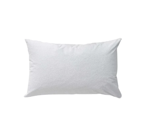 Husa perna impermeabila din frotir bumbac cu fermoar, 50×70 cm