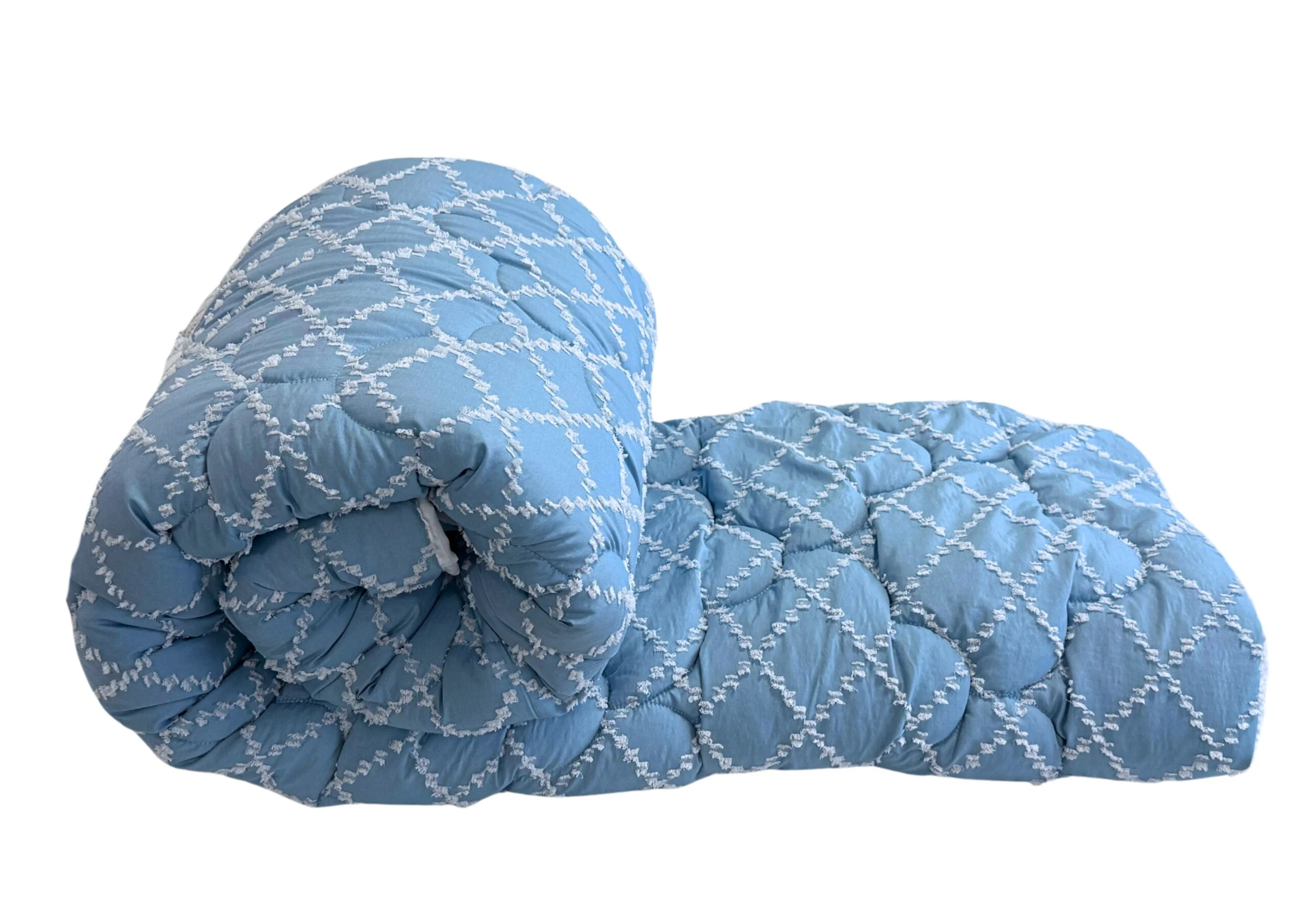 Pilota Duo Comfort Azure 200×220, Somnart, matlasata, umplutura medie-groasa 300 gr/mp, pentru primavara – toamna Pilota Duo Comfort Azure 200×220, Somnart, matlasata, umplutura medie-groasa 300 gr/mp, pentru primavara – toamna