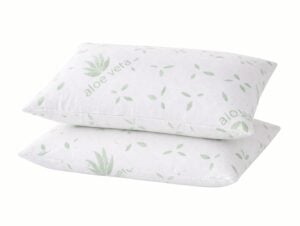 Set 2 Perne 50×70 Somnart Belina Aloe Vera, microfibra, lavabile la masina