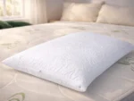 Perna ajustabila 50×70 Somnia, microfibra, lavabila la masina, vidat, alb