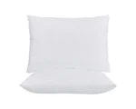Set 2 Perne ajustabile 50×70 Somnia, microfibra, lavabile la masina, vidat, alb